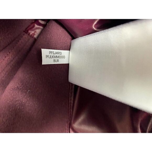 Calvin Klein Performance Hooded Puffer Coat,Burgundy rose Small NWOT ORG $129 - Picture 13 of 13